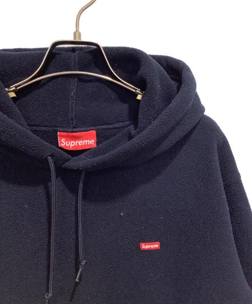 SUPREME（シュプリーム）SUPREME (シュプリーム) Polartec Hooded Sweatshirt  ネイビー サイズ:Lの古着・服飾アイテム