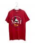 DISNEY（ディズニー）の古着「ミッキーマウス プリントTシャツ」｜レッド