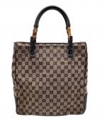 GUCCIグッチ）の古着「バンブー ハンドバッグ」｜ブラウン