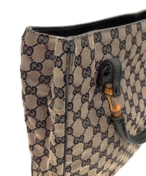 GUCCI（グッチ）GUCCI (グッチ) バンブー ハンドバッグ ブラウンの古着・服飾アイテム
