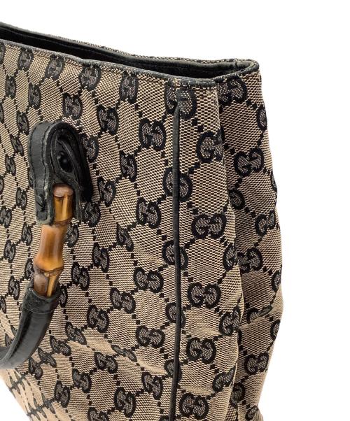 GUCCI（グッチ）GUCCI (グッチ) バンブー ハンドバッグ ブラウンの古着・服飾アイテム