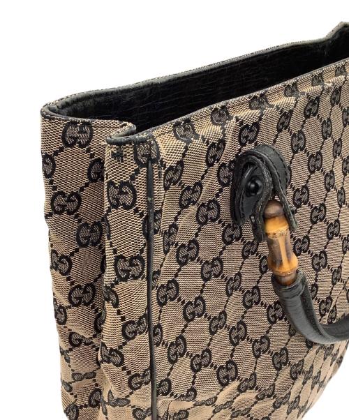 GUCCI（グッチ）GUCCI (グッチ) バンブー ハンドバッグ ブラウンの古着・服飾アイテム