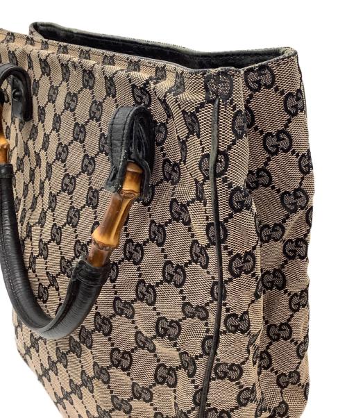 GUCCI（グッチ）GUCCI (グッチ) バンブー ハンドバッグ ブラウンの古着・服飾アイテム