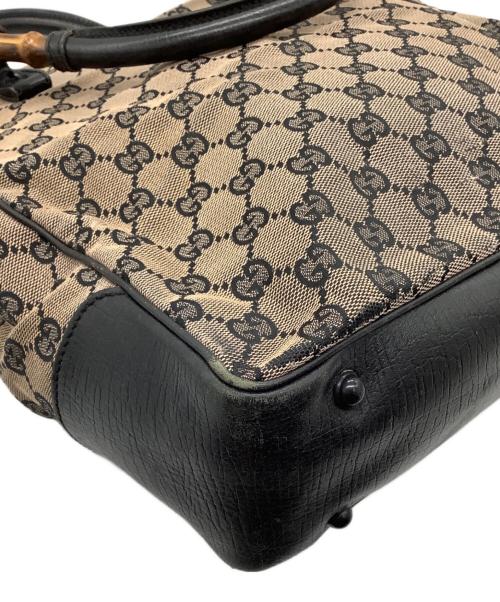 GUCCI（グッチ）GUCCI (グッチ) バンブー ハンドバッグ ブラウンの古着・服飾アイテム