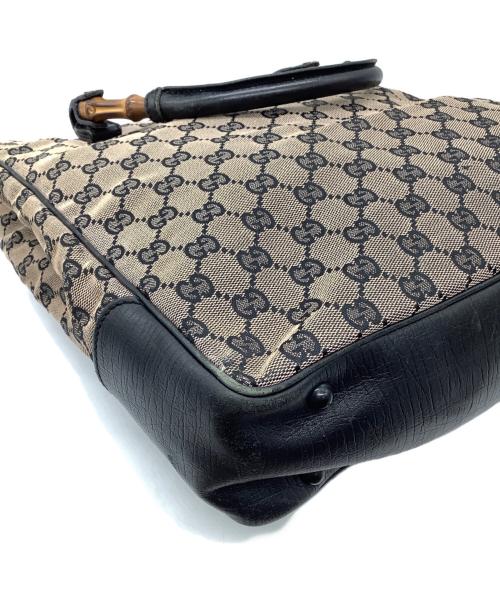 GUCCI（グッチ）GUCCI (グッチ) バンブー ハンドバッグ ブラウンの古着・服飾アイテム
