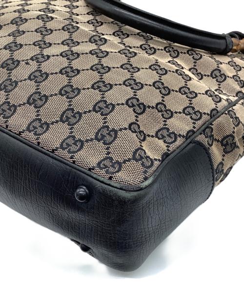 GUCCI（グッチ）GUCCI (グッチ) バンブー ハンドバッグ ブラウンの古着・服飾アイテム