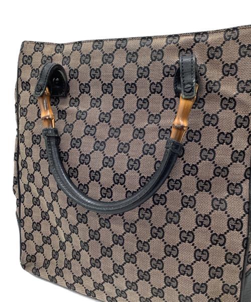 GUCCI（グッチ）GUCCI (グッチ) バンブー ハンドバッグ ブラウンの古着・服飾アイテム