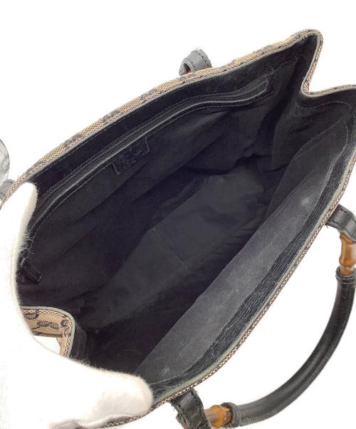 GUCCI（グッチ）GUCCI (グッチ) バンブー ハンドバッグ ブラウンの古着・服飾アイテム