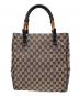 GUCCI (グッチ) バンブー ハンドバッグ ブラウン：15000円