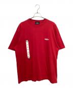 SAPEurサプール）の古着「サイズラベル Ｔシャツ」｜レッド