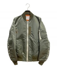 中古・古着通販】sacai (サカイ) Matelasse Twill Mix Blouson カーキ