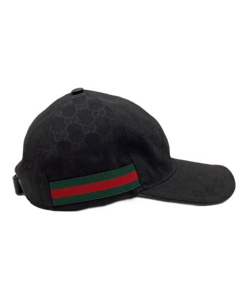 GUCCI（グッチ）GUCCI (グッチ) G G キャップ ブラック サイズ:Lの古着・服飾アイテム