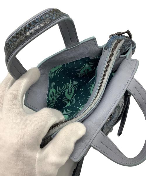 JAMIN PUECH（ジャマンピュエッシュ）JAMIN PUECH (ジャマンピュエッシュ) 2WAYバッグ スカイブルーの古着・服飾アイテム