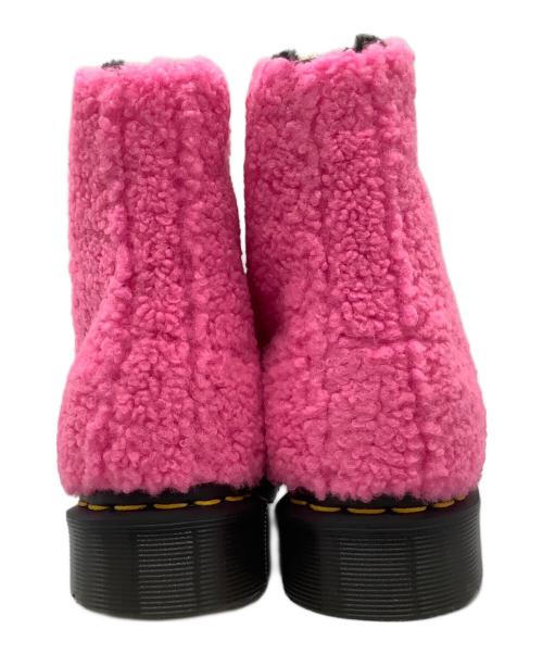 Dr.Martens（ドクターマーチン）Dr.Martens (ドクターマーチン) 8ホールフェイクファーブーツ ショッキングピンク サイズ:UK3の古着・服飾アイテム