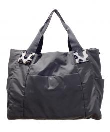 ear PAPILLONNER（イアパピヨネ）の古着「バルメシアン柄 トートバッグ」｜ブラック