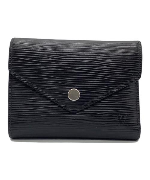 LOUIS VUITTON（ルイ ヴィトン）LOUIS VUITTON (ルイ ヴィトン) エピ 3つ折り財布 ブラックの古着・服飾アイテム