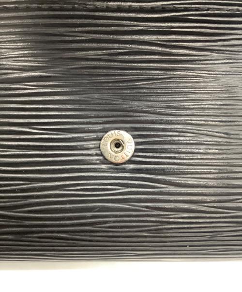 LOUIS VUITTON（ルイ ヴィトン）LOUIS VUITTON (ルイ ヴィトン) エピ 3つ折り財布 ブラックの古着・服飾アイテム