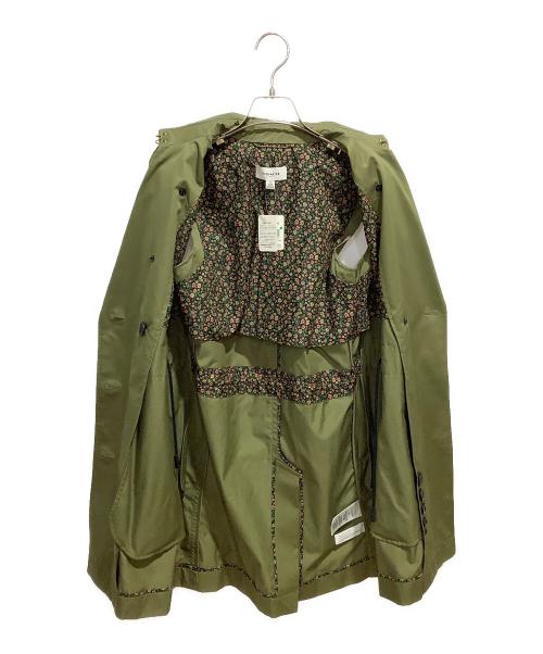 COACH（コーチ）COACH (コーチ) 2WAY ステンカラーコート オリーブ サイズ:XSの古着・服飾アイテム