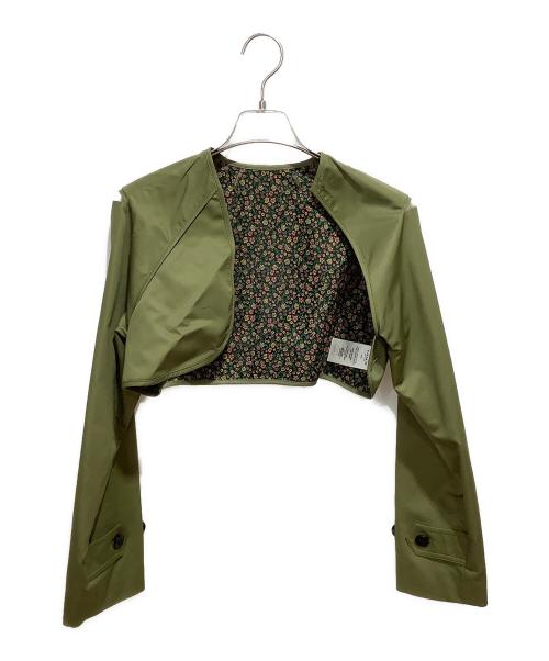 COACH（コーチ）COACH (コーチ) 2WAY ステンカラーコート オリーブ サイズ:XSの古着・服飾アイテム