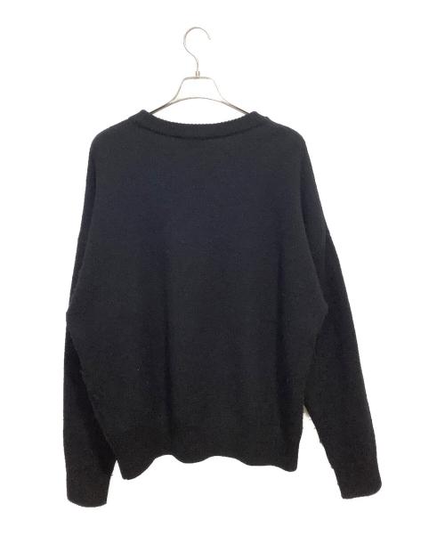 AMI Alexandre Mattiussi（アミアレクサンドルマテュッシ）AMI Alexandre Mattiussi (アミアレクサンドルマテュッシ) 厚手ニット ブラック サイズ:Lの古着・服飾アイテム