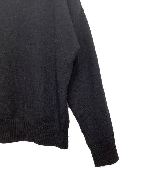 AMI Alexandre Mattiussi（アミアレクサンドルマテュッシ）AMI Alexandre Mattiussi (アミアレクサンドルマテュッシ) 厚手ニット ブラック サイズ:Lの古着・服飾アイテム