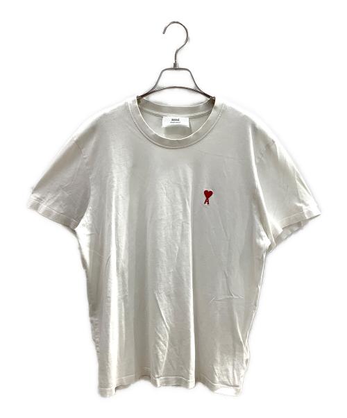 AMI Alexandre Mattiussi（アミアレクサンドルマテュッシ）AMI Alexandre Mattiussi (アミアレクサンドルマテュッシ) 半袖カットソー ホワイト サイズ:Lの古着・服飾アイテム