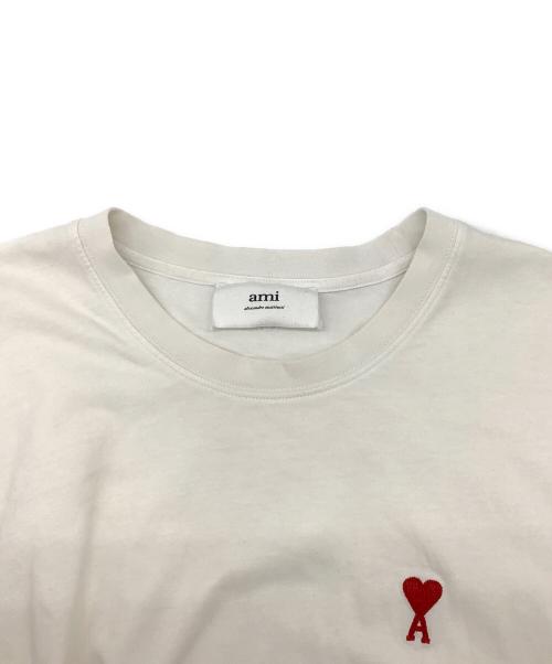 AMI Alexandre Mattiussi（アミアレクサンドルマテュッシ）AMI Alexandre Mattiussi (アミアレクサンドルマテュッシ) 半袖カットソー ホワイト サイズ:Lの古着・服飾アイテム