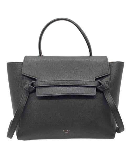 CELINE（セリーヌ）CELINE (セリーヌ) ナノ ベルトバッグ ネイビーの古着・服飾アイテム