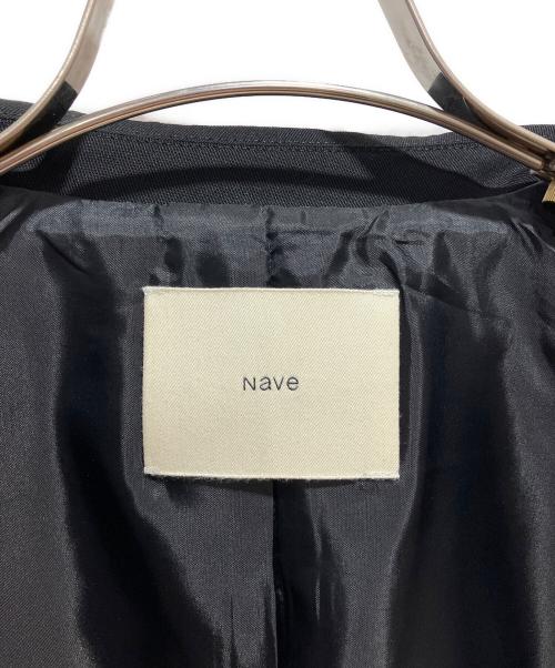 NAVE（ネイブ）NAVE (ネイブ) ウールポリエステルツイル ジレ ブラック サイズ:1の古着・服飾アイテム