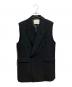 NAVE（ネイブ）の古着「ウールポリエステルツイル ジレ」｜ブラック