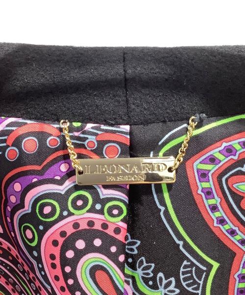 LEONARD（レオナール）LEONARD (レオナール) ガウンコート ブラック サイズ:38の古着・服飾アイテム