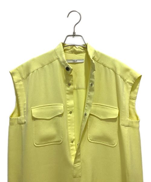 Ujoh（ウジョー）UJOH (ウジョー) ノースリーブプルオーバーロングシャツ イエロー サイズ:2の古着・服飾アイテム