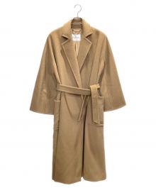 MaxMara（マックスマーラ）の古着「ガウンコート」｜キャメル