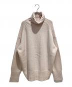 GALERIE VIEギャルリーヴィー）の古着「ファインウール タートルネックプルオーバー」｜ピンク