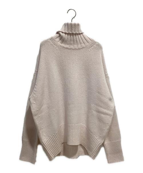 GALERIE VIE（ギャルリーヴィー）GALERIE VIE (ギャルリーヴィー) ファインウール タートルネックプルオーバー ピンク サイズ:Mの古着・服飾アイテム