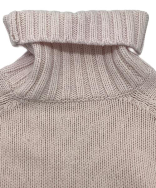 GALERIE VIE（ギャルリーヴィー）GALERIE VIE (ギャルリーヴィー) ファインウール タートルネックプルオーバー ピンク サイズ:Mの古着・服飾アイテム