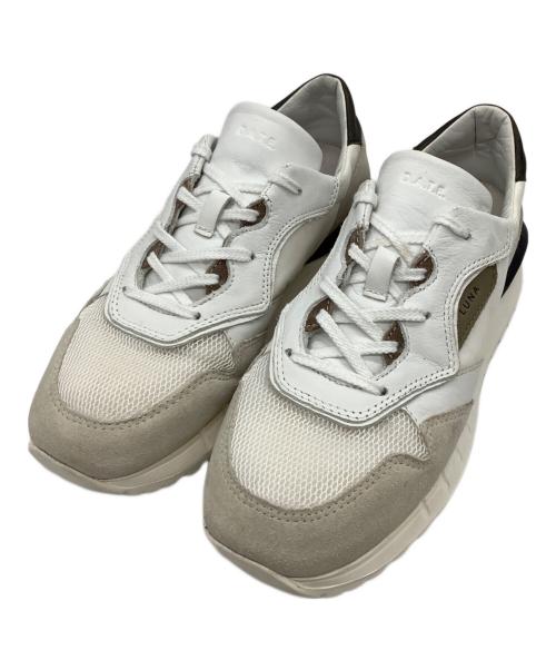D.A.T.E.（デイト）D.A.T.E. (デイト) DES PRES (デ プレ) LUNA スニーカー ホワイト サイズ:23.5の古着・服飾アイテム
