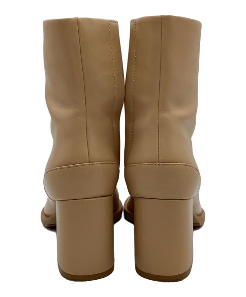 ETRE TOKYO（エトレトウキョウ）ETRE TOKYO (エトレトウキョウ) スムースレザーショートブーツ キャメル サイズ:37の古着・服飾アイテム