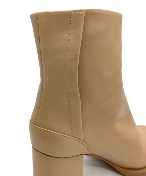 ETRE TOKYO（エトレトウキョウ）ETRE TOKYO (エトレトウキョウ) スムースレザーショートブーツ キャメル サイズ:37の古着・服飾アイテム
