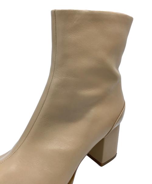 ETRE TOKYO（エトレトウキョウ）ETRE TOKYO (エトレトウキョウ) スムースレザーショートブーツ キャメル サイズ:37の古着・服飾アイテム