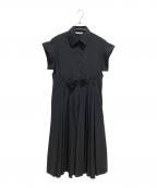 DANSKINダンスキン）の古着「ノースリーブワンピース」｜ブラック