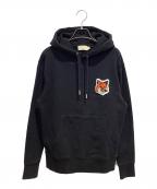 maison kitsuneメゾンキツネ）の古着「プルオーバーパーカー」｜ブラック