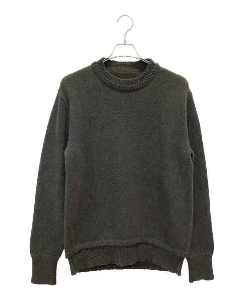 Maison Margiela（メゾンマルジェラ）Maison Margiela (メゾンマルジェラ) 5G エルボーパッチ プルオーバー ニットセーター グリーン サイズ:Sの古着・服飾アイテム