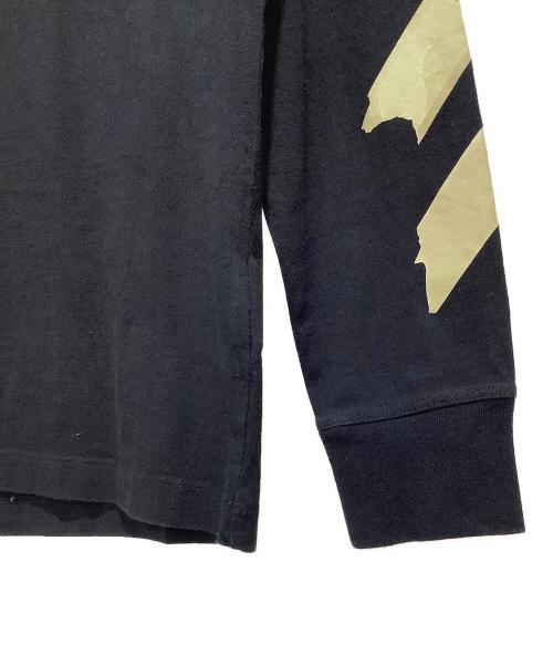 OFFWHITE（オフホワイト）OFFWHITE (オフホワイト) TAPE ARROWS L/S TEE ブラック サイズ:XSの古着・服飾アイテム
