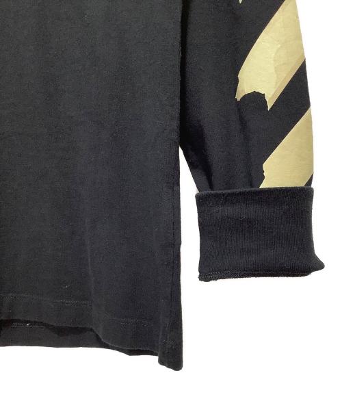 OFFWHITE（オフホワイト）OFFWHITE (オフホワイト) TAPE ARROWS L/S TEE ブラック サイズ:XSの古着・服飾アイテム