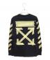 OFFWHITE (オフホワイト) TAPE ARROWS L/S TEE ブラック サイズ:XS：9000円