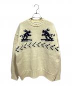 SEAシー）の古着「BRITISH WOOL SKIER JACQUARD KNITWEAR 」｜オフホワイト