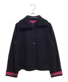 LEONARD（レオナール）の古着「ハイネック ウールジャケット」｜ブラック