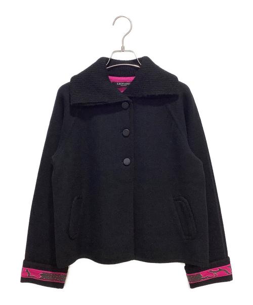 LEONARD（レオナール）LEONARD (レオナール) ハイネック ウールジャケット ブラック サイズ:3の古着・服飾アイテム