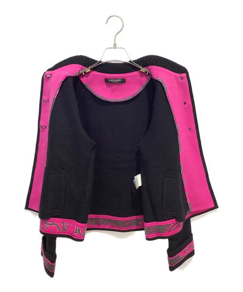 LEONARD（レオナール）LEONARD (レオナール) ハイネック ウールジャケット ブラック サイズ:3の古着・服飾アイテム